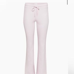 Aritizia baby pink waffle pants